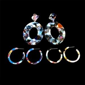 3 Pairs Fashion Earrings